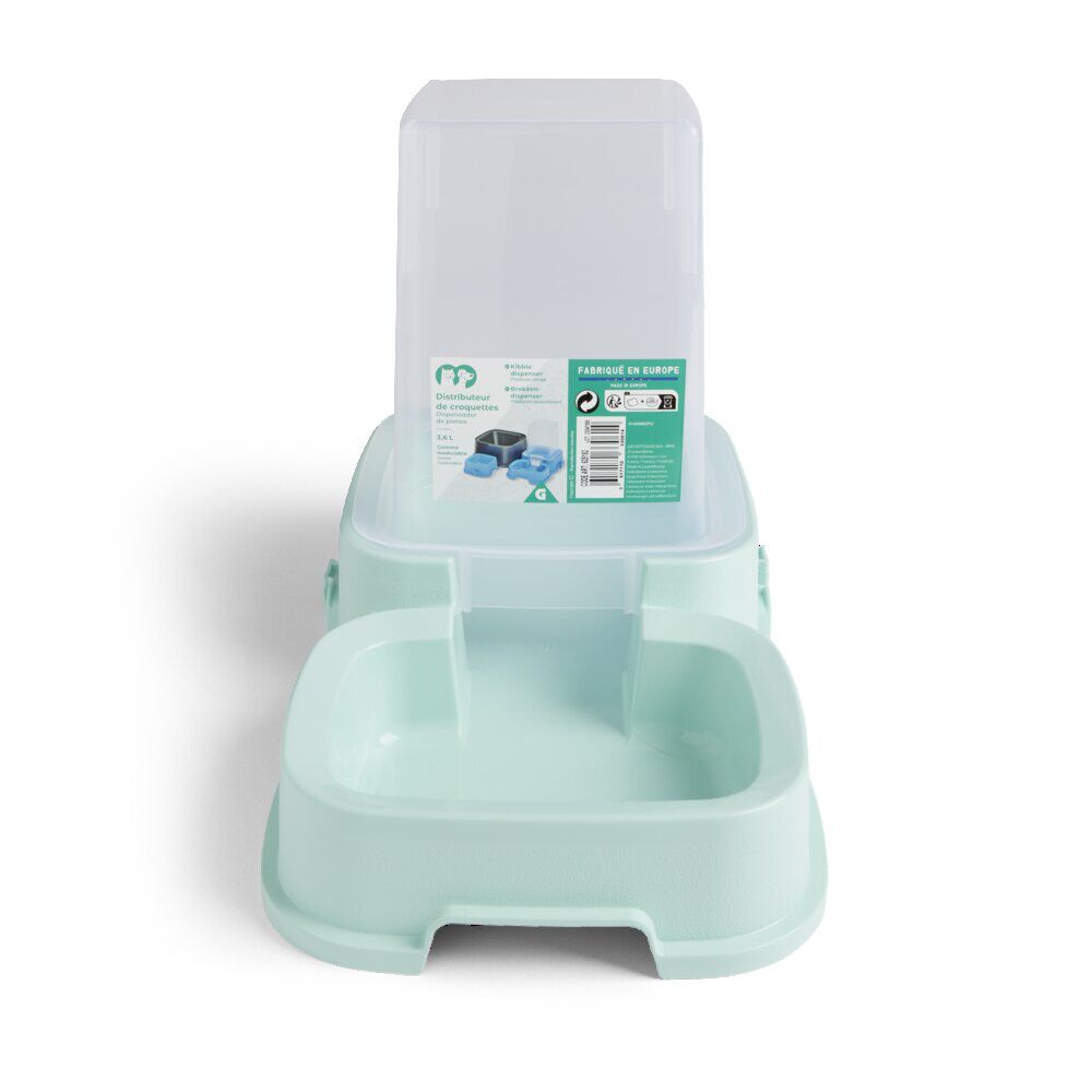 Distributeur de croquettes en plastique 3,6L