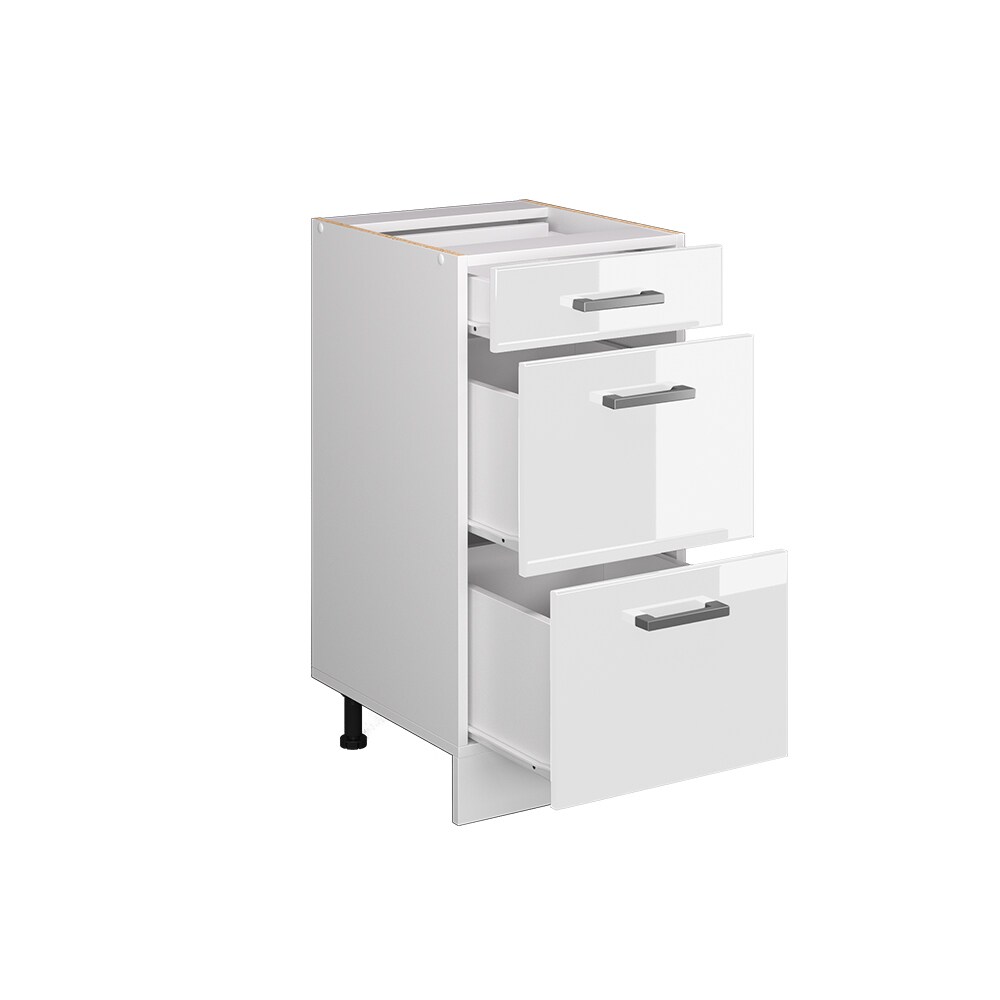 Vicco Schubladenunterschrank Küchenschrank Küchenzeile R-Line 40 cm Weiß Schublade