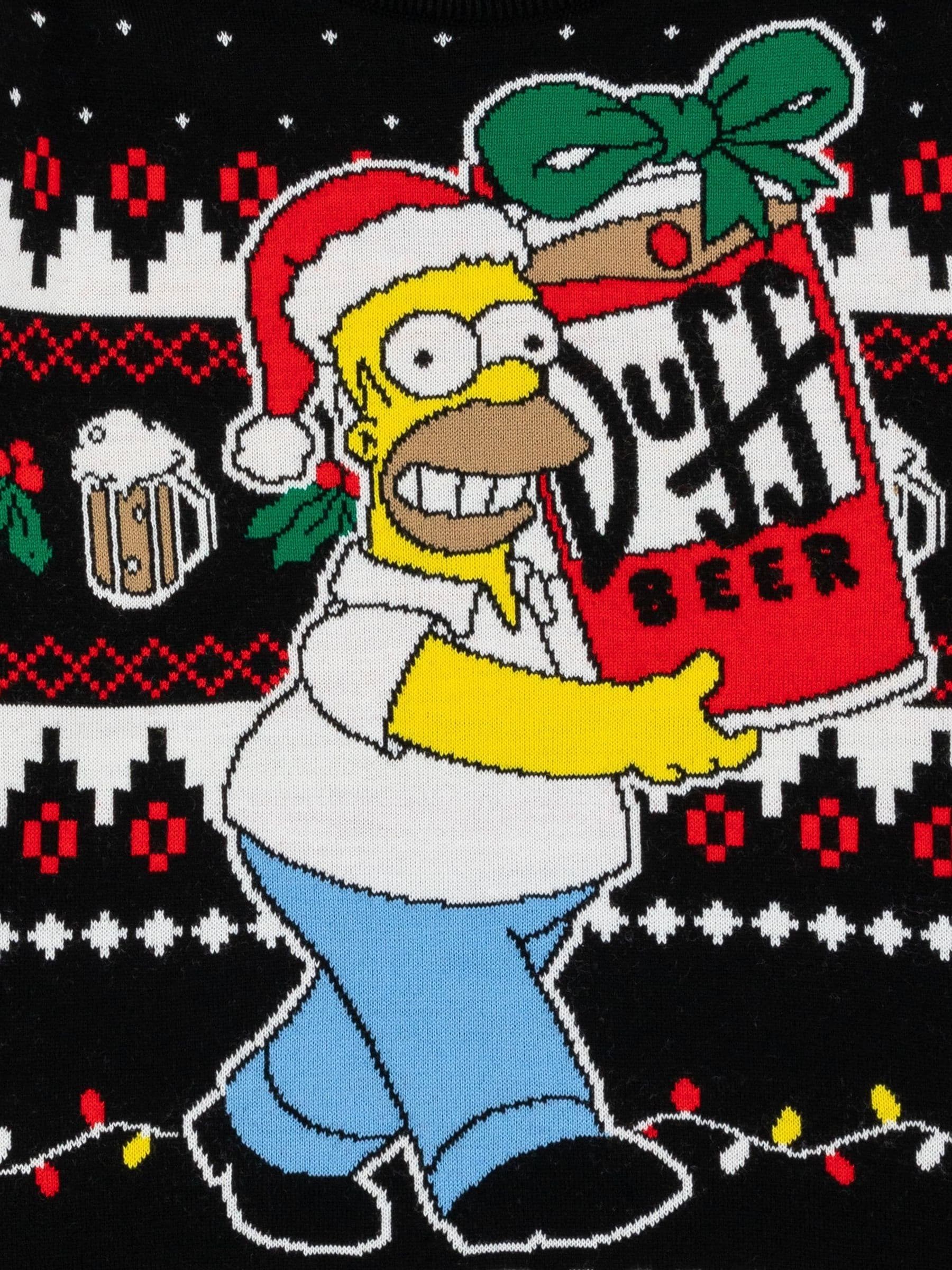 Black Simpsons - Vanilla Underground - Gelicentieerde gebreide herenkersttrui