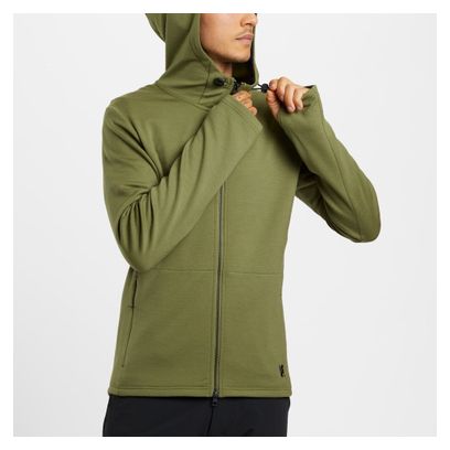 Sweat à Capuche Chrome Merino Cobra 3.0 Olive