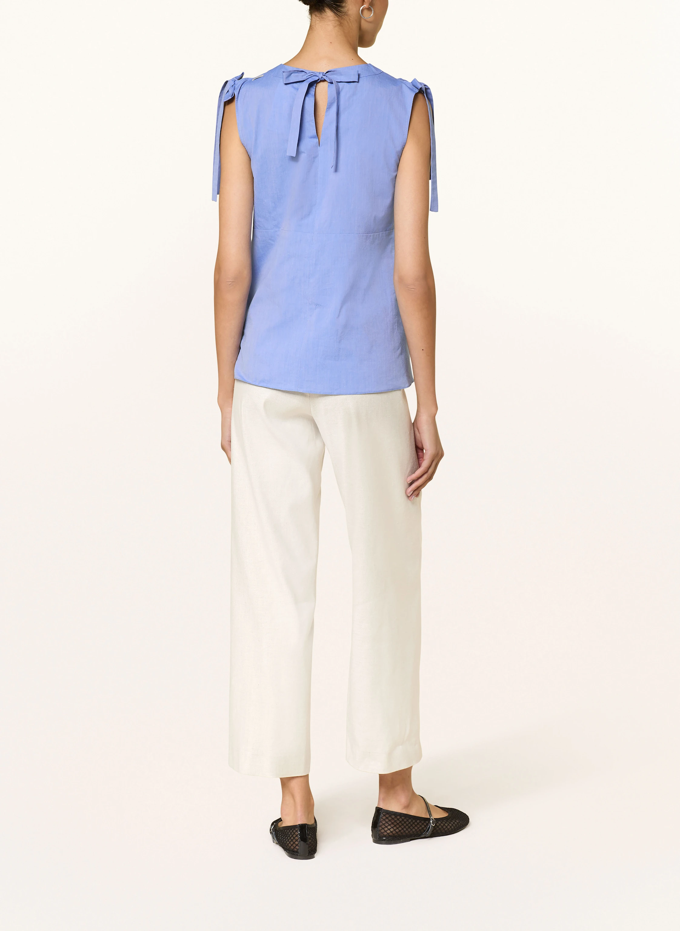 S Max Mara Marlenehose AMERICA mit Leinen