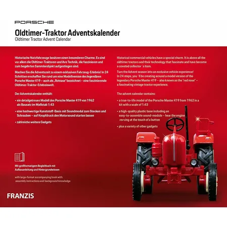 Franzis Porsche Adventskalender Master 419, Maßstab 1:43