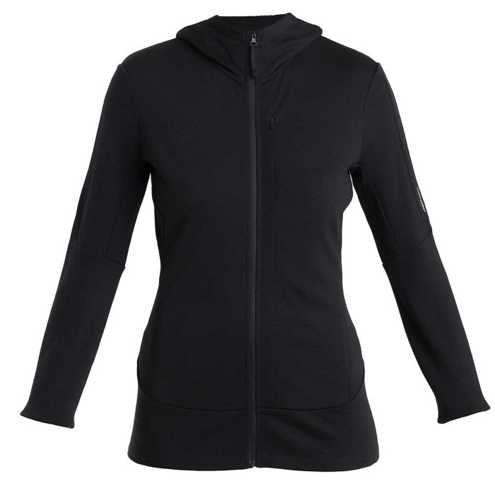 Quantum IV LS Zip Hood Women uldtrøje
