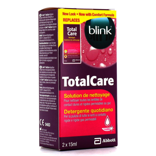 Solution de Nettoyage pour Lentilles Blink Totalcare