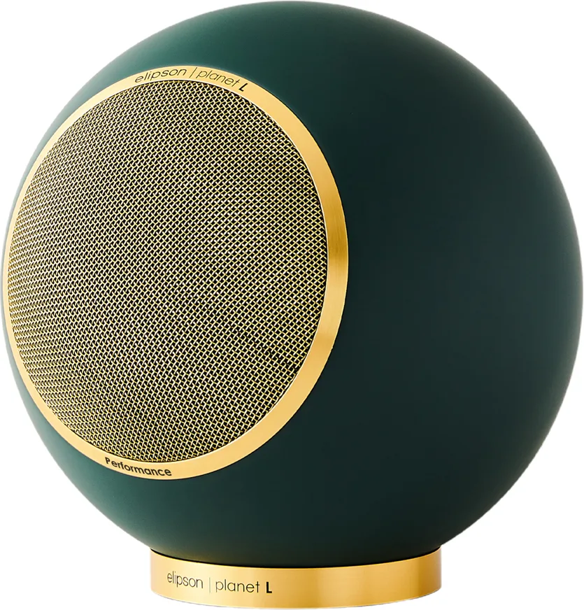 Elipson Planet L Performance 2.0 Vert foncé Gold (la paire) Enceintes bibliothèque