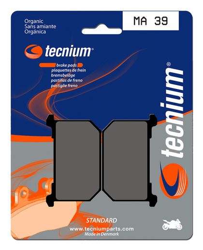 Plaquettes de freins Tecnium route organique - MA39