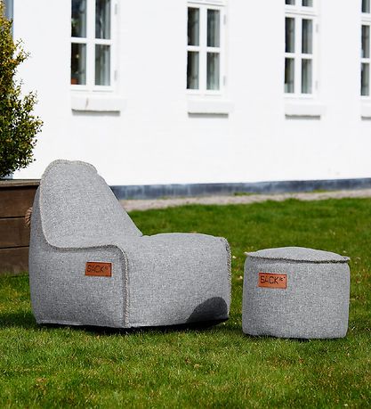 SACKit Puf - Cobana - Junior - 35x35 - Lysegrå