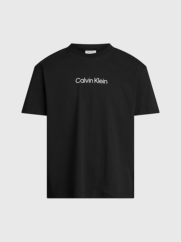 Camiseta de algodão com logotipo