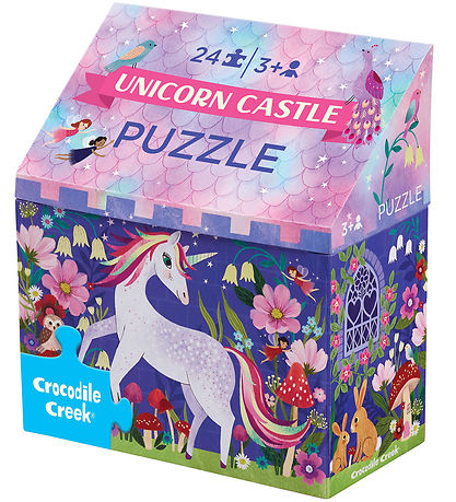 Crocodile Creek Puzzlespiel - 24 Teile - Unicorn Schloss