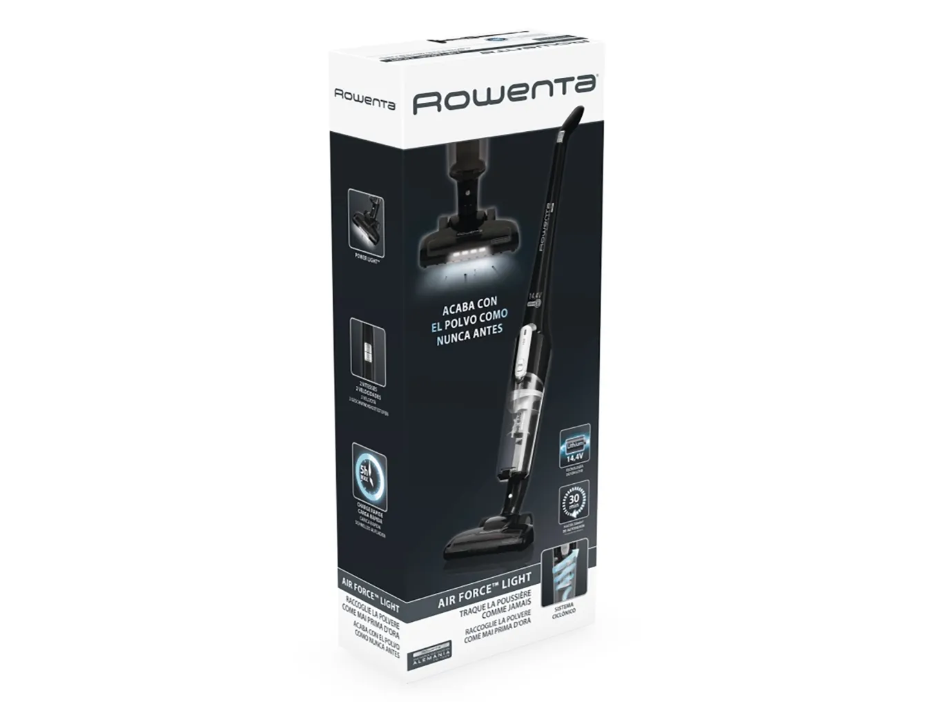 Rowenta Air Force Light opretstående støvsuger RH6545WH
