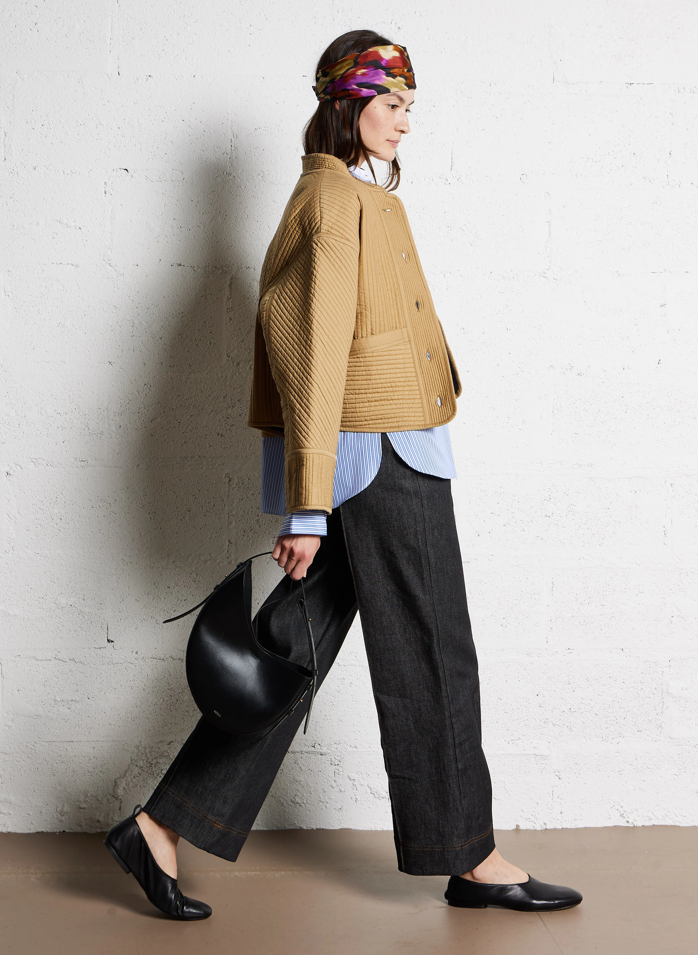 BALA - Ballerine en cuir | Noir