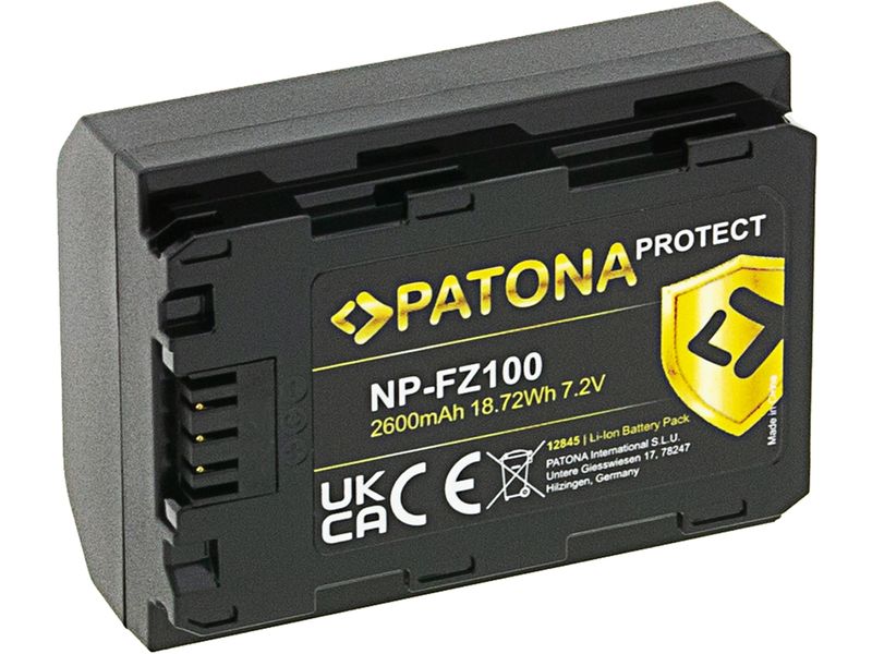 Patona PROTECT Akku für Sony NP-FZ10 PROTECT Batteriesatz für Sony