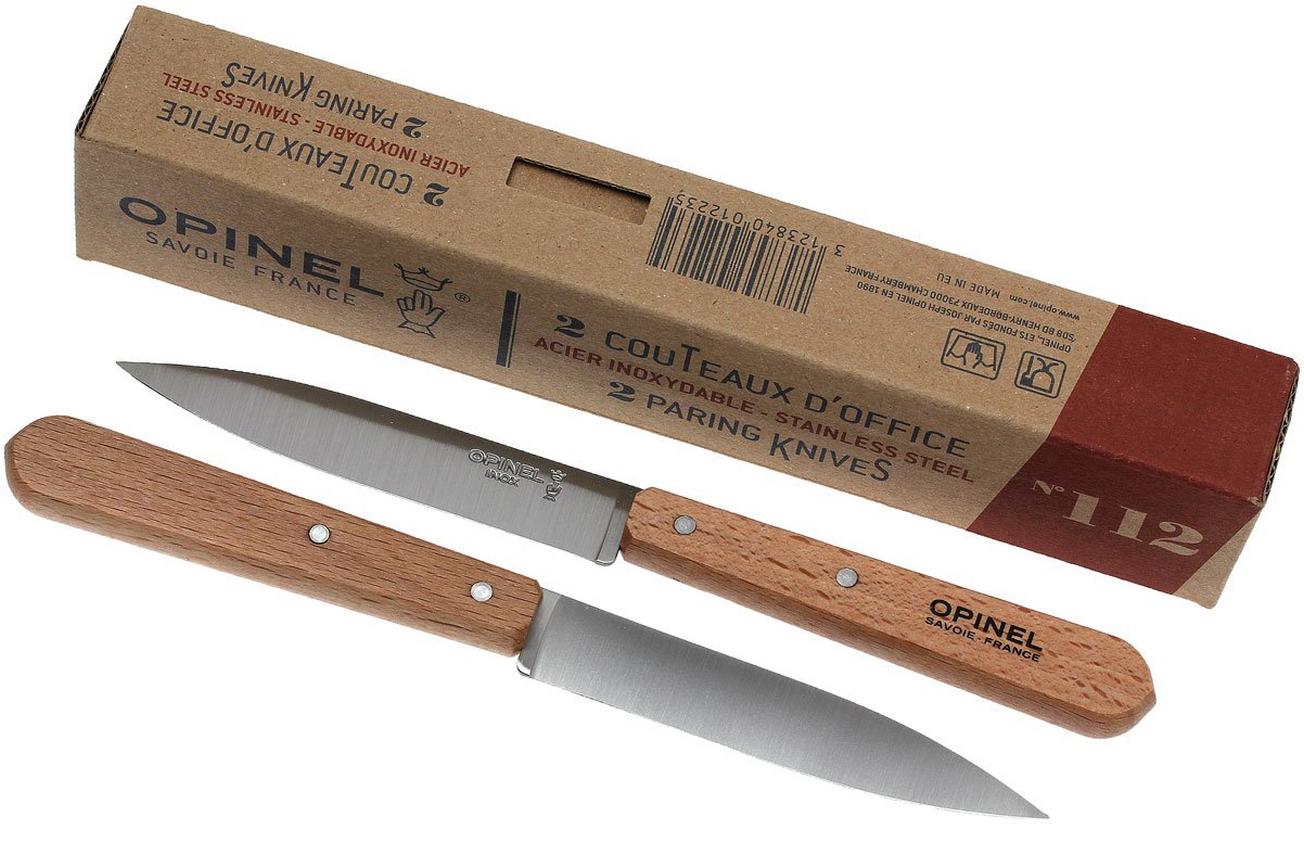 Opinel Officemessen set van 2 N°112 naturel, roestvast