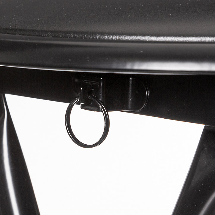 Tabouret pliante H. 45 cm Modern Color 5Five PVC noir