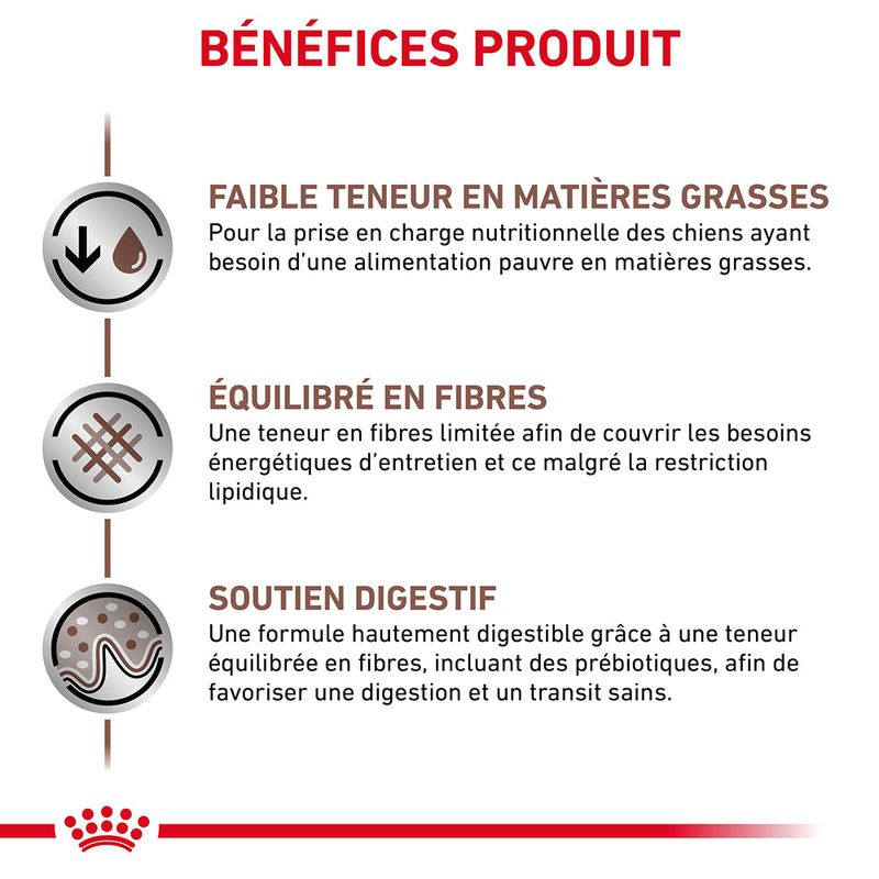 Royal Canin Veterinary Canine Gastrointestinal Low Fat en mousse