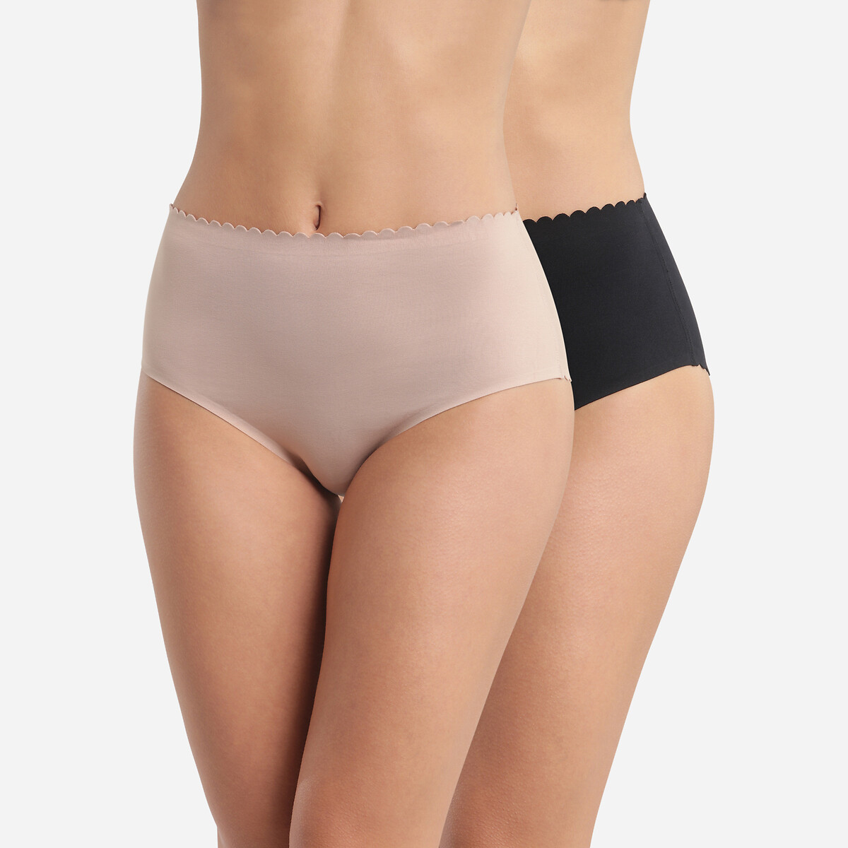 DIM<br>Conjunto de 2 calcinhas de cintura alta Body Touch Easy