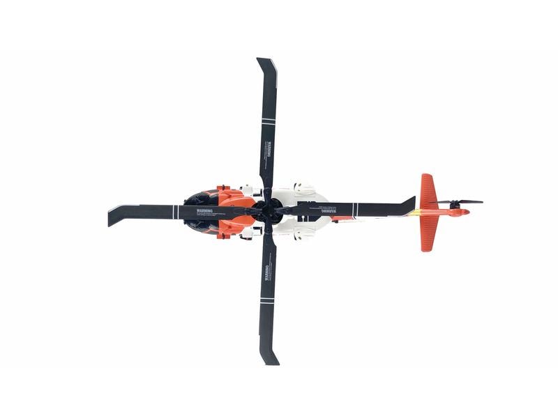 Amewi Helikopter UH60 Black Hawk Coastguard 6-Kanal, RTF Pitchgesteuerter Sikorsky UH60 Transporthubschrauber