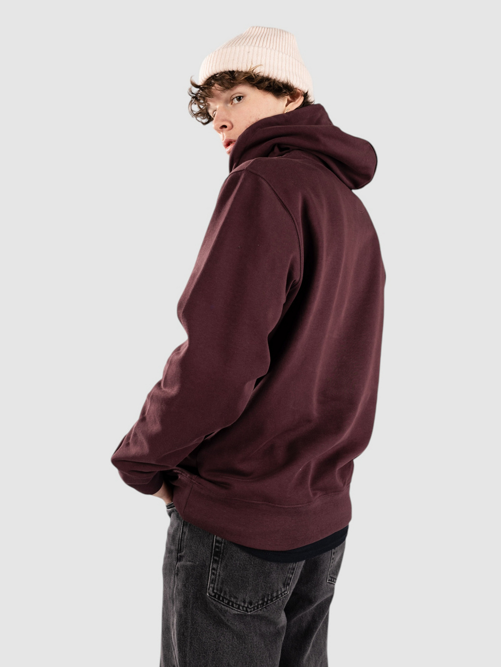 Absolut Park Park Line Hoodie red brown