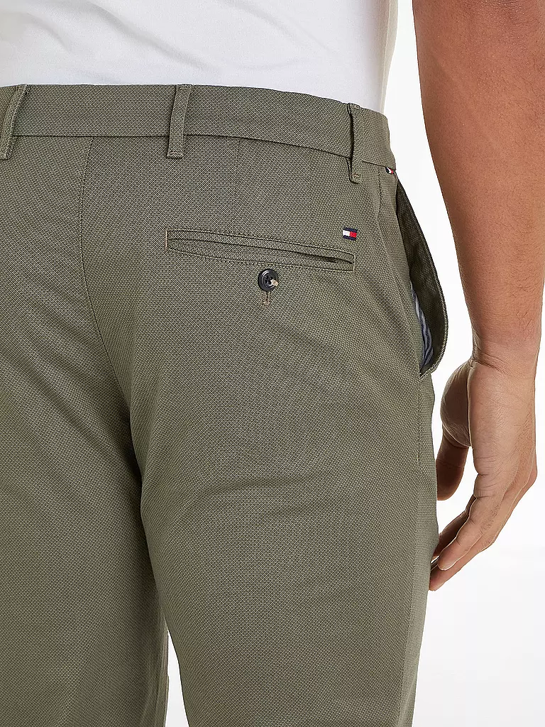 TOMMY HILFIGER Chino Straight Fit DENTON olive