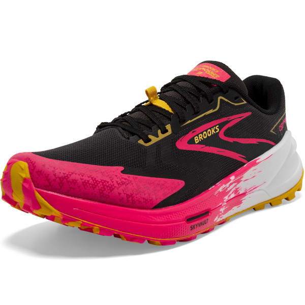 Chaussure trail BROOKS CATAMOUNT 3 W BLACK/DIVA PINK/LEMON CHROME