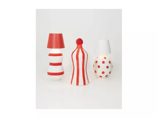 Lido Bouteille en céramique à pois Rossi Zafferano