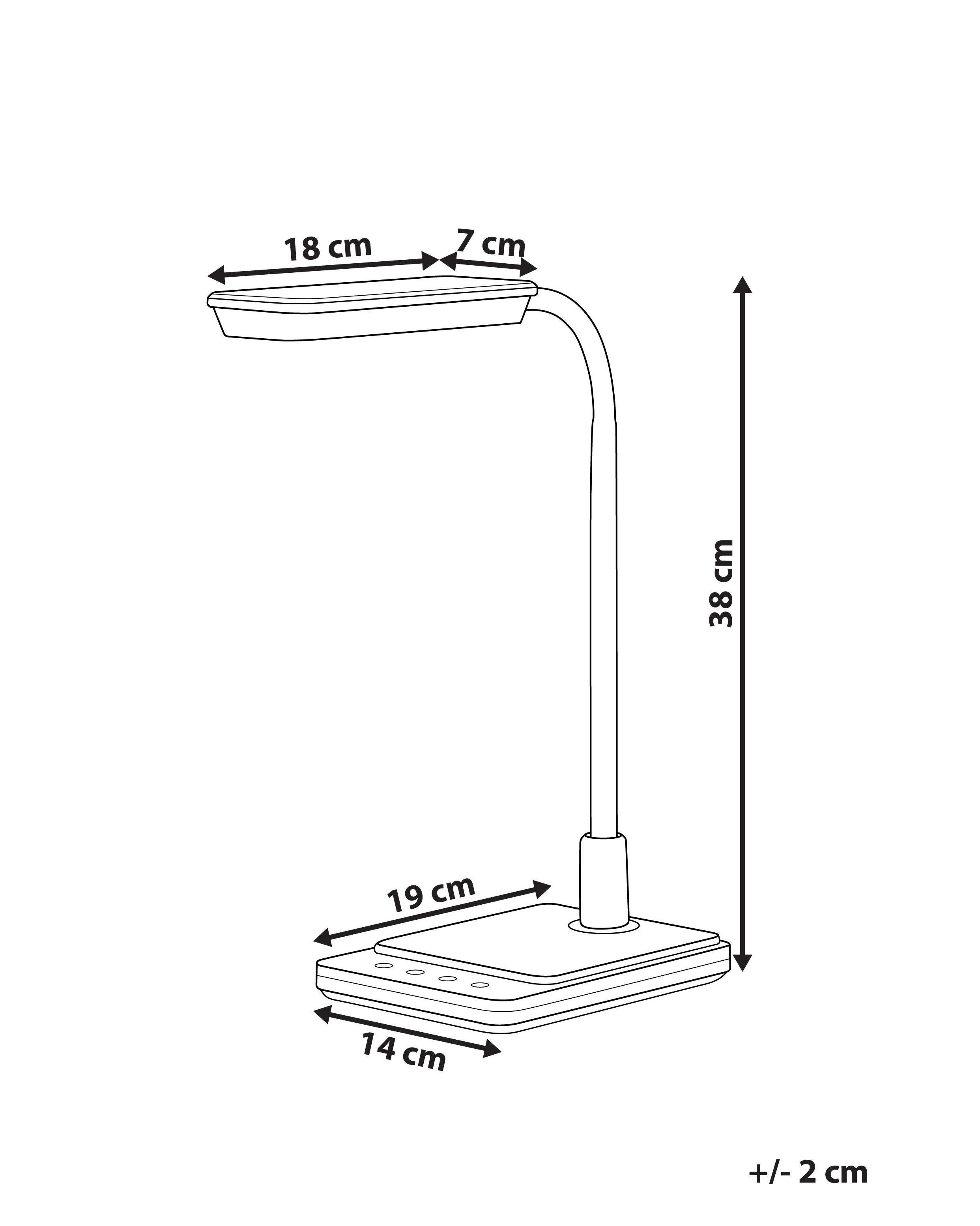 LED bureaulamp CENTAURUS met dimmer Metaal Wit