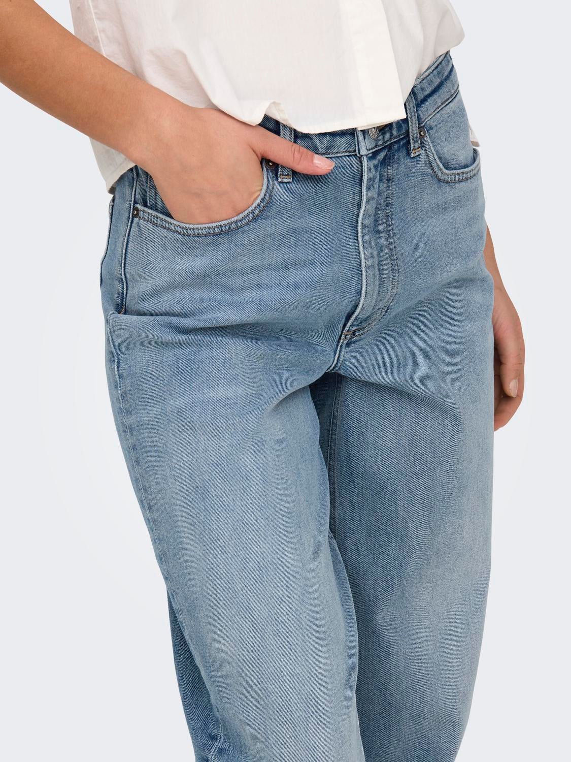 ONLJUICY Hohe Taille Hohe Taille Jeans Medium Blue Denim