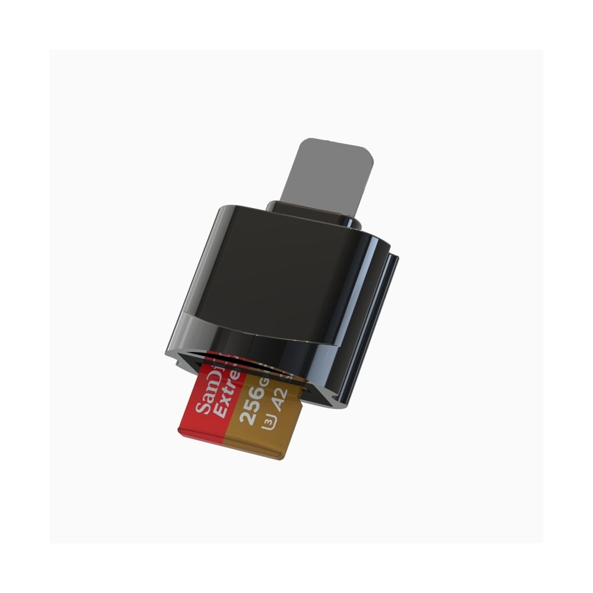 NÖRDIC Lightning-kortleser MicroSD UHS-I
