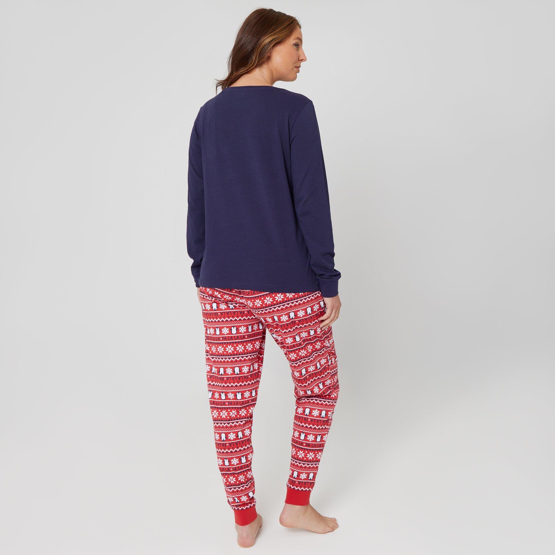 Linea Ladies Family Christmas Penguin Pyjama Set