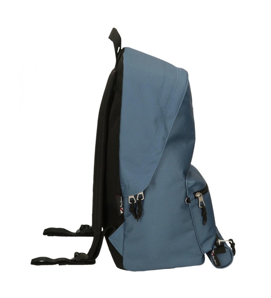 Mochila Pepe Jeans Aris + Estojo Azul
