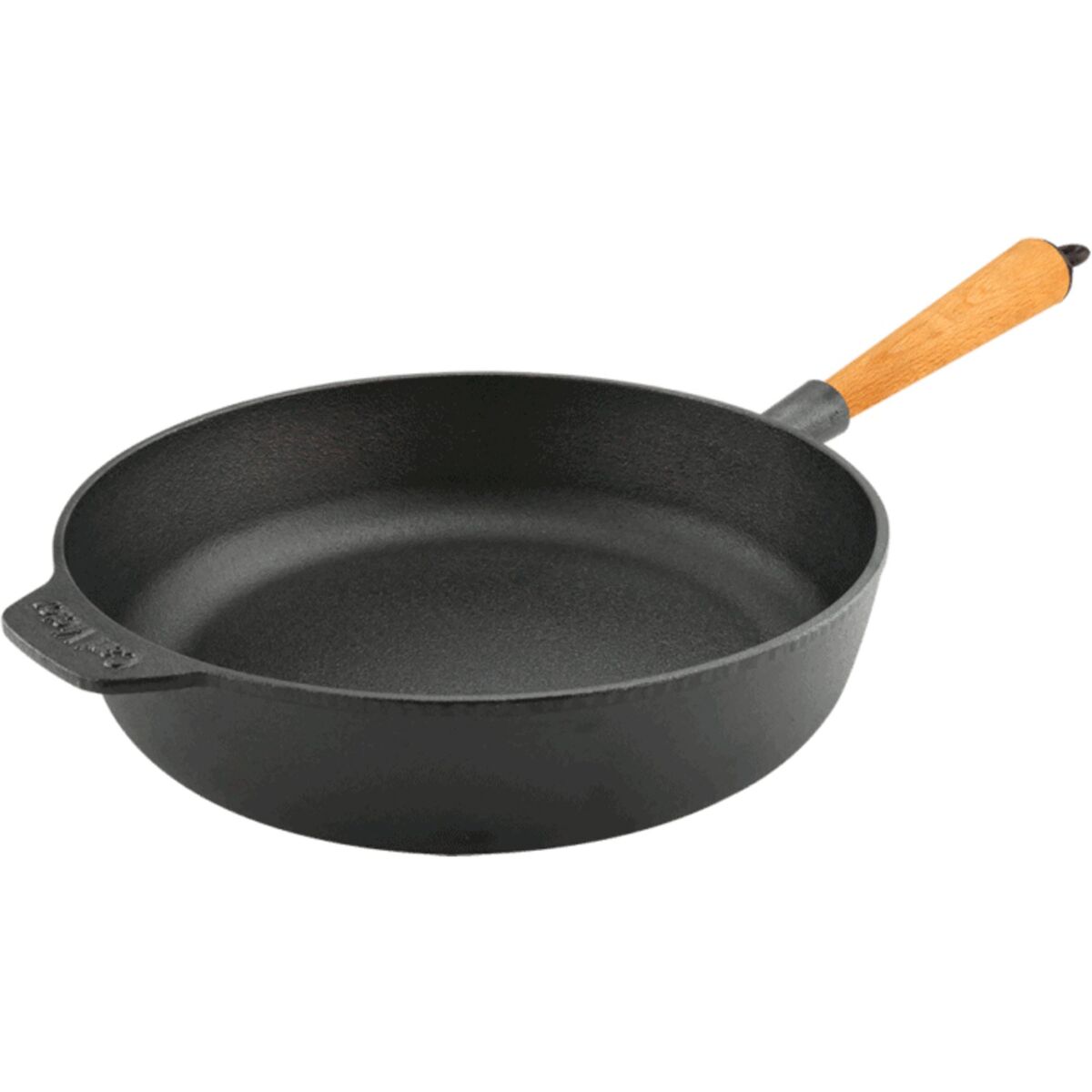 Støpejerns traktorpanne 28 cm, bøk