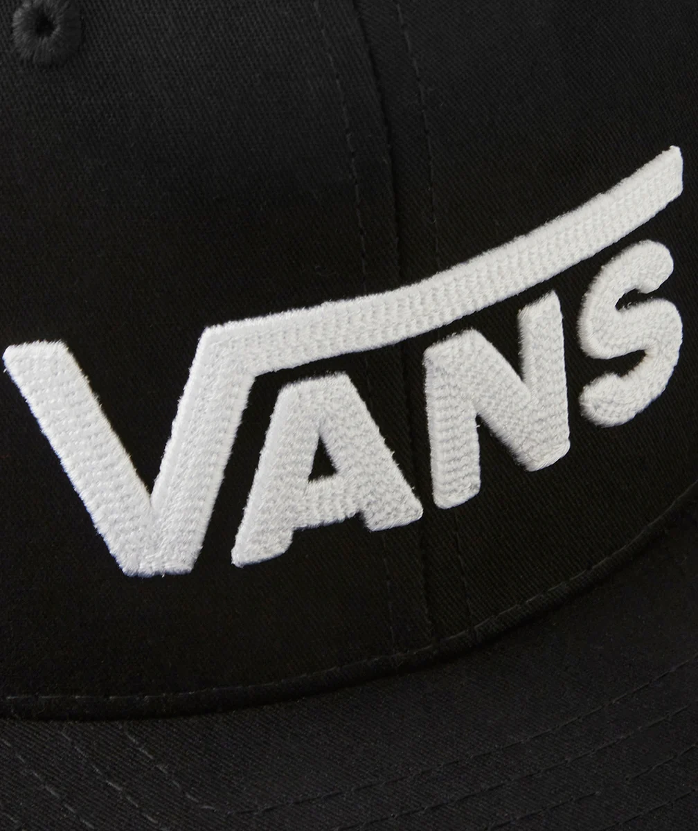 VANSCASQUETTE DROP V NOIRE LOGO BRODÉ BLANC