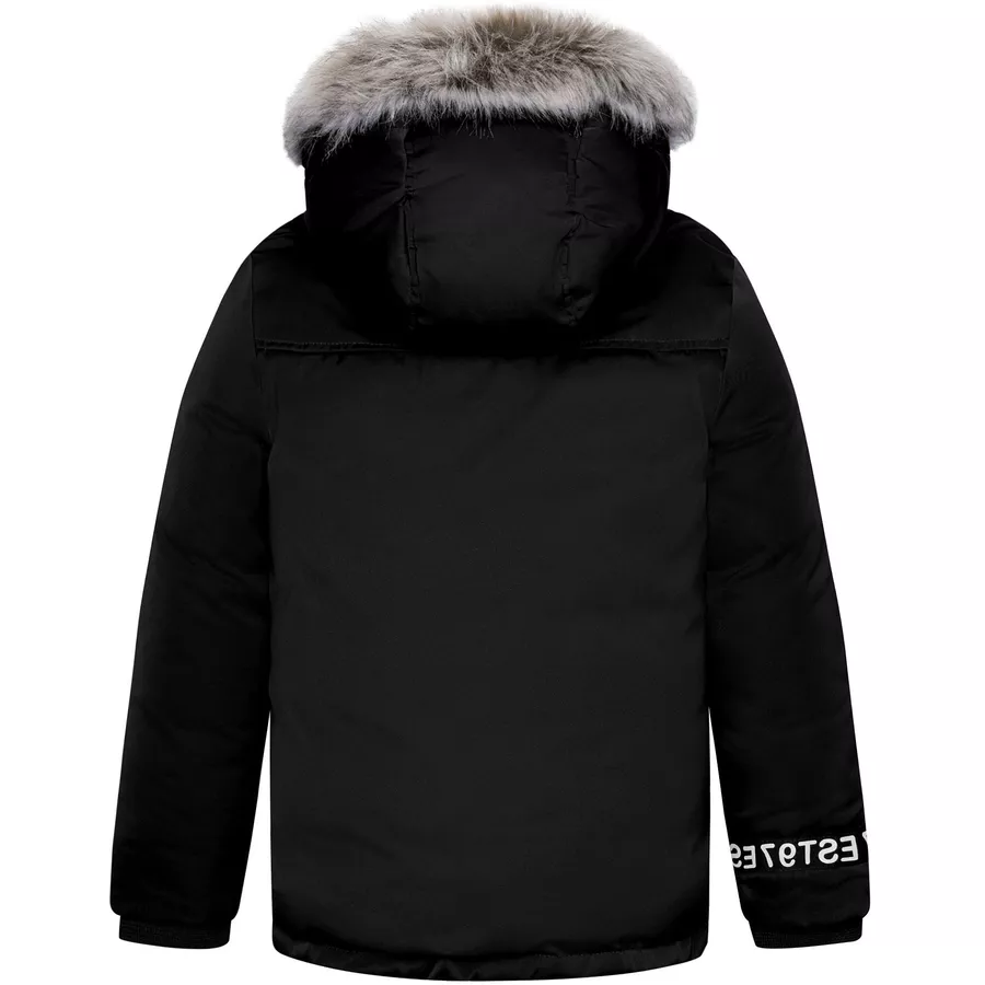 MINOTI Parka mit Kapuze Schwarz