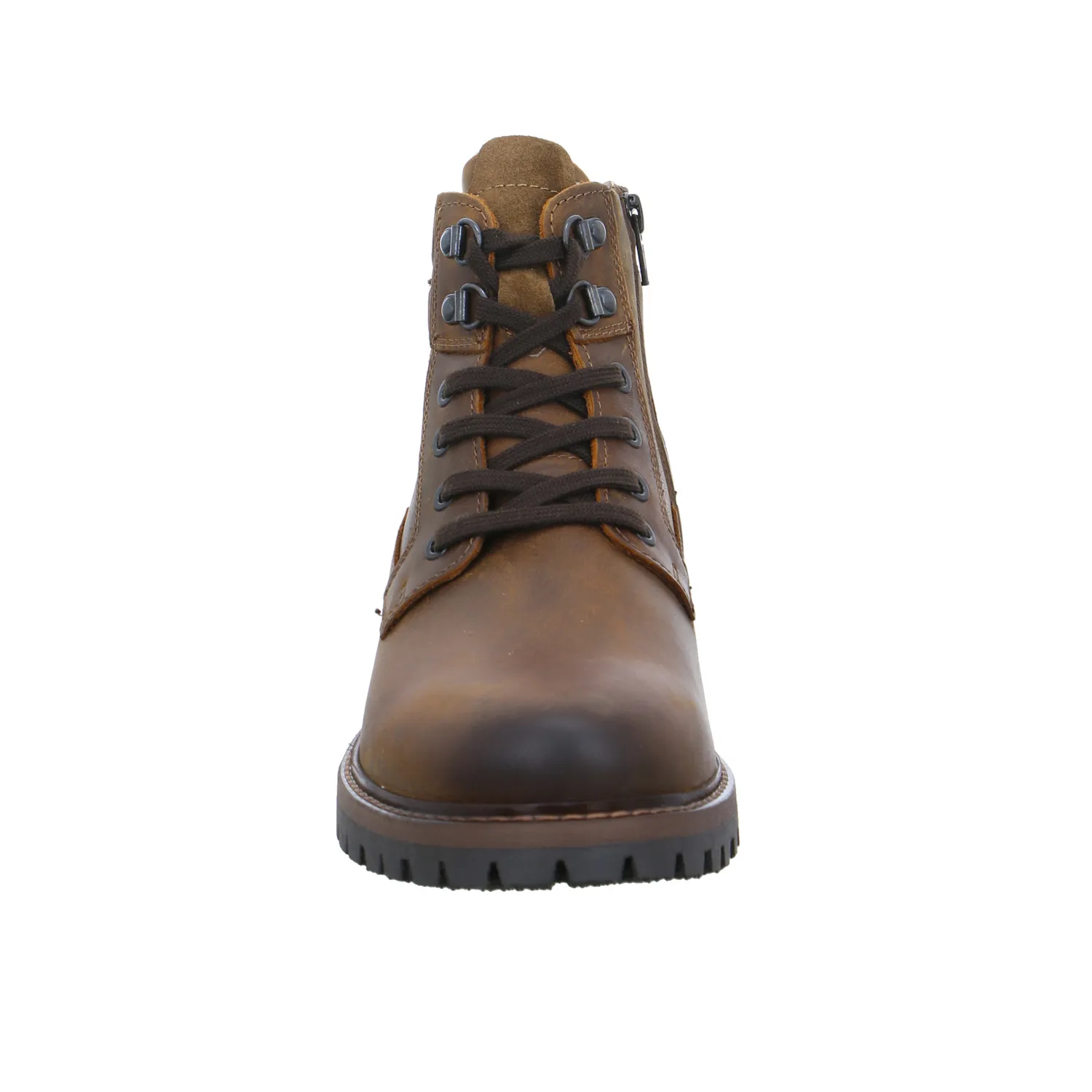 Winter-Boots Braun Leder