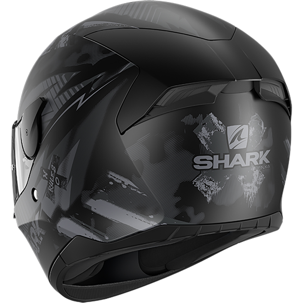 Shark - Casque D-Skwal 2 Penxa Noir Mat / Gris