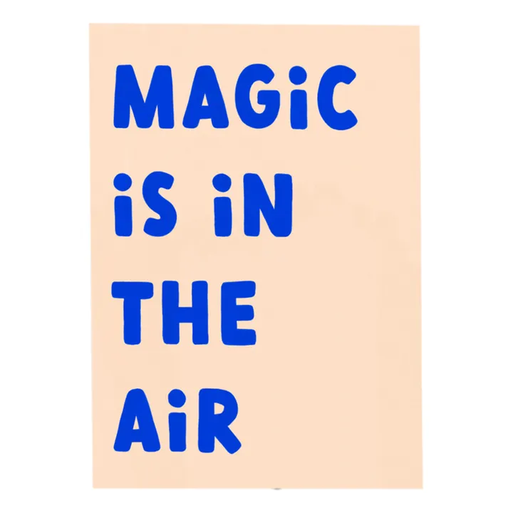 Taxi Brousse Affiche Magic | Bleu