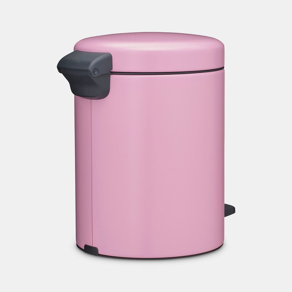 NewIcon Pedaalemmer, 5 liter, kunststof binnenemmer - Lilac Pink