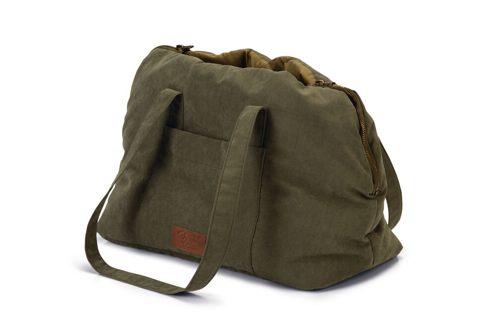 Designed by Lotte Bundu - Draagtas Hond - groen