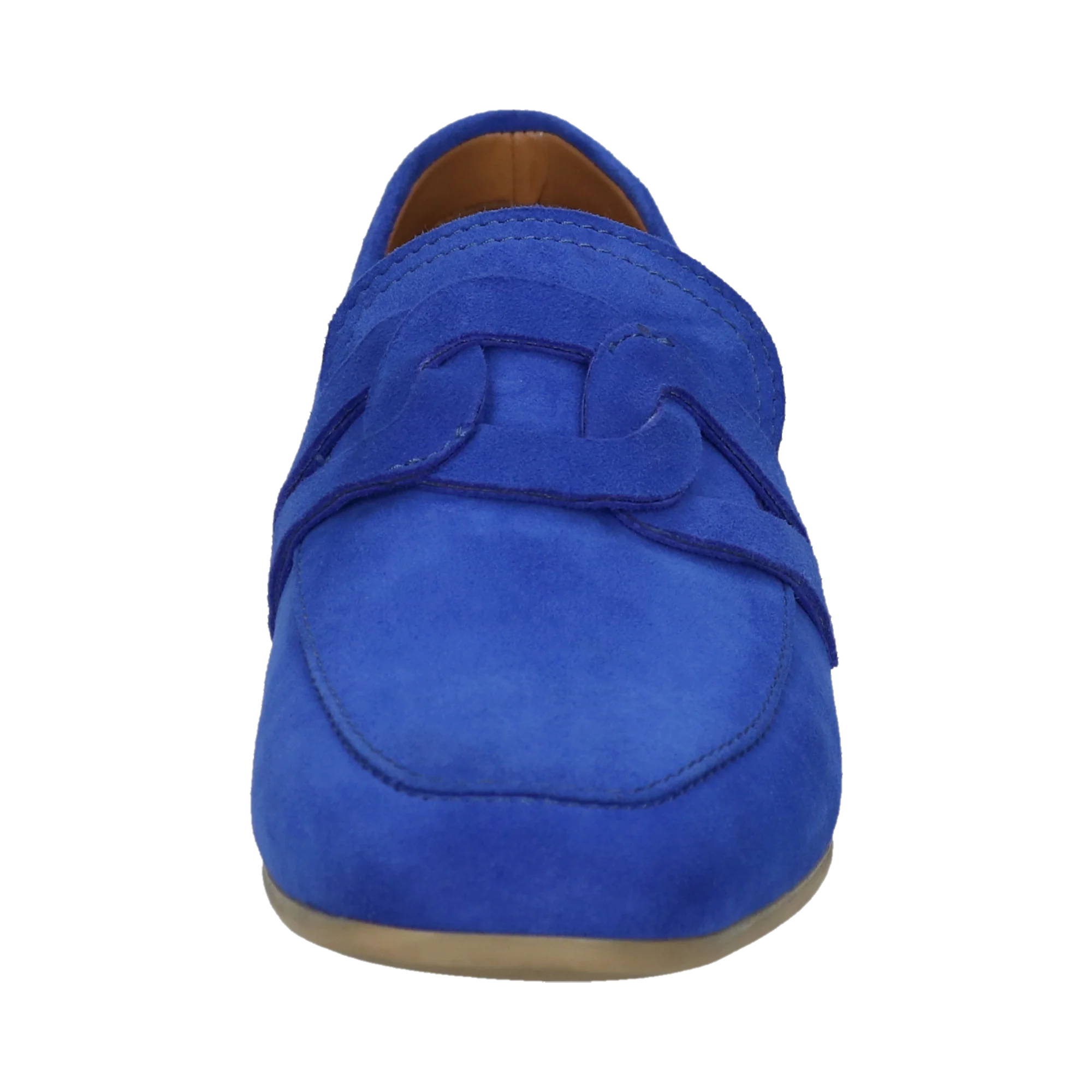 Leder Loafers blau