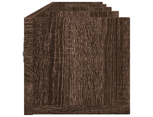 VIDAXL - Elément suspendu Armoires murales 2pcs chêne marron 99x18x16,5cm bois ingénie...