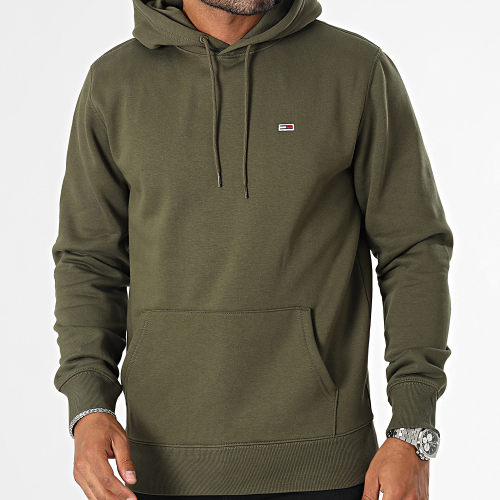 Sweat Capuche Regular Fleece 9593 Vert Kaki