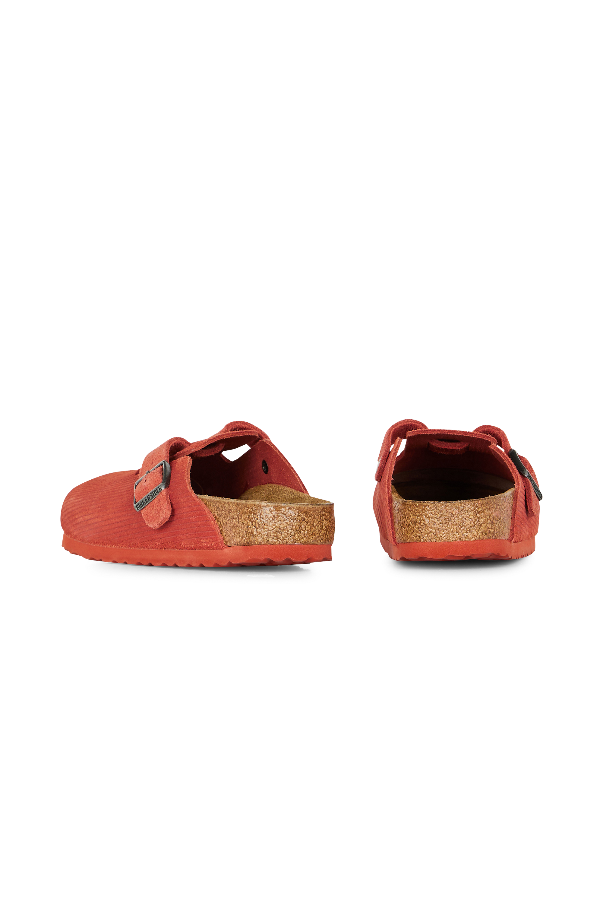 BIRKENSTOCK Mules Boston VL Corduroy Sienna Red Rouge