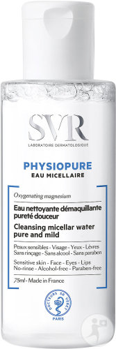 SVR Physiopure Eau Micellaire Peaux Sensibles Flacon 75ml