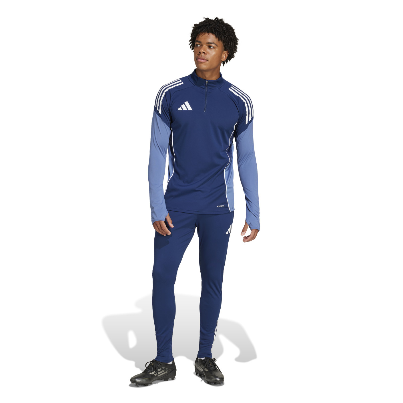 Adidas Tiro 25 Competition Trainingsbroek Donkerblauw Lichtblauw Wit
