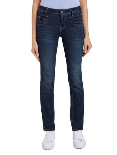 TOM TAILOR Gerade Jeans »Alexa Straight« mit Kontrastnähten