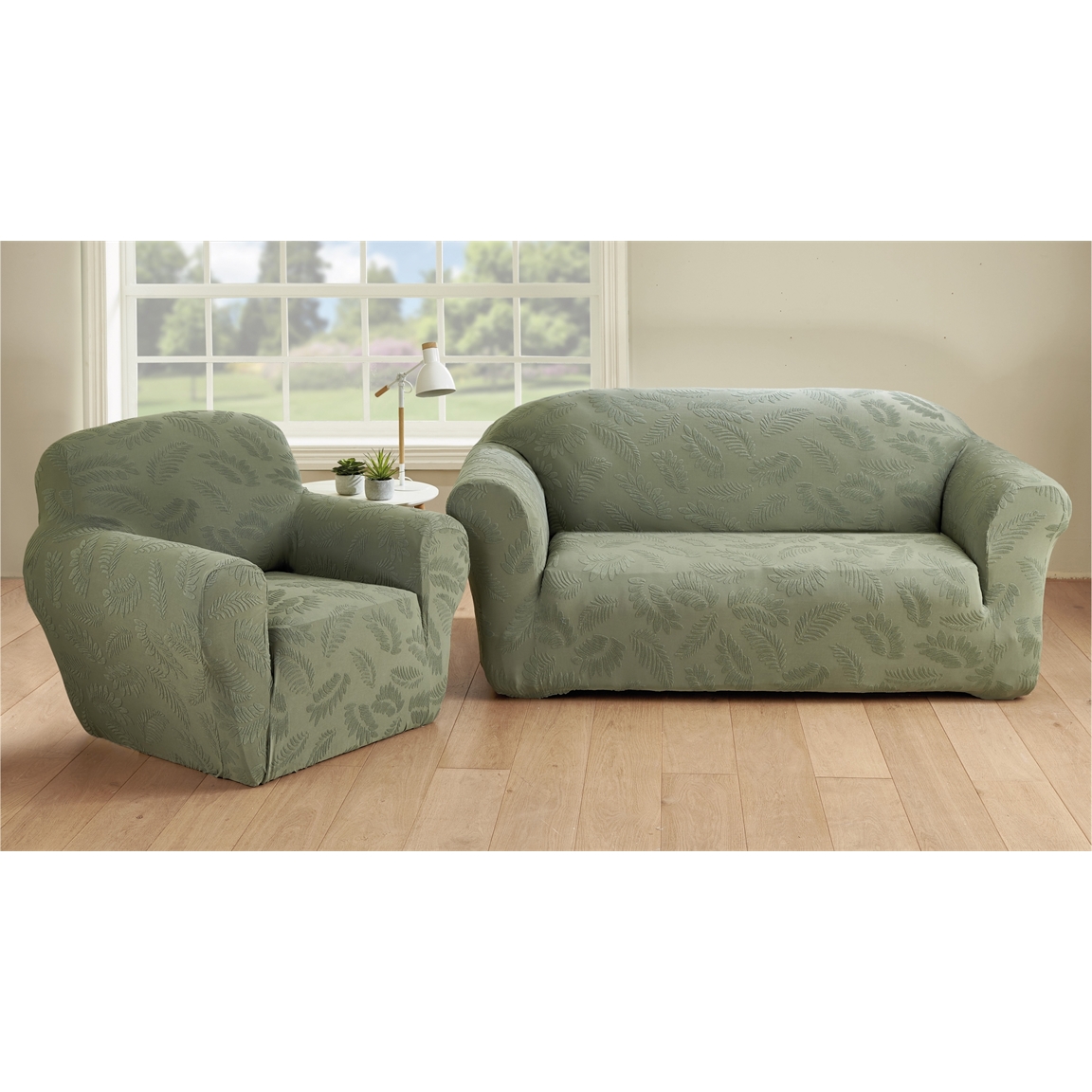 Housse extensible vert Vert