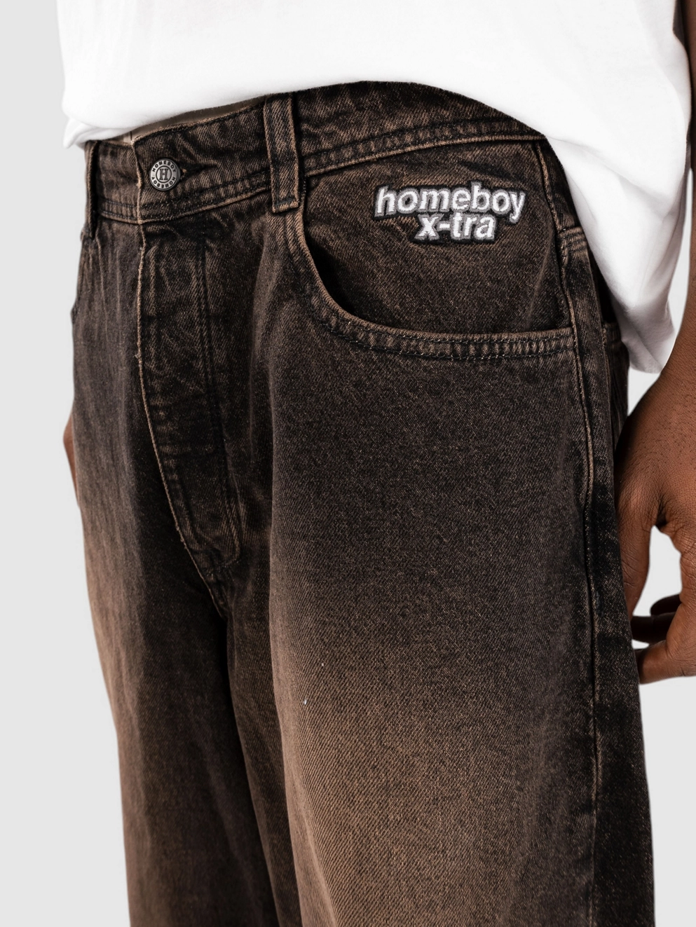 Homeboy X-Tra Monster Jeans black label dirty black