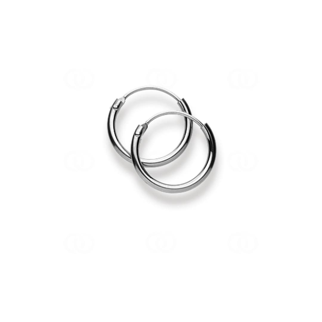 Kreolen 750/18 K Weissgold Ø 13mm