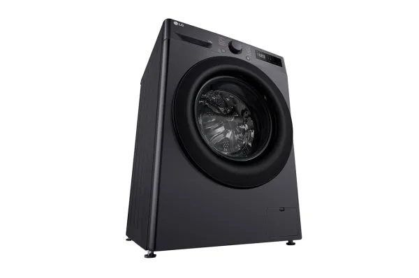 LG Serie R5 F4WR510SBM - Vaskemaskine - bredde: 60 cm - dybde: 62 cm - højde: 85 cm - frontbetjening - 10 kg - 1400 rpm - lys sort