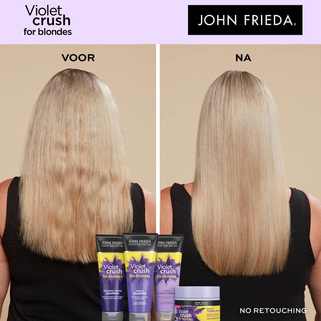 Goed werkende violet shampoo .Violet Crush Intense Purple shampoo - 250 ml